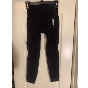 Gymshark black energy + seamless leggings. Medium